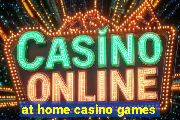 at home casino games