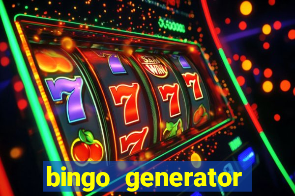 bingo generator with images