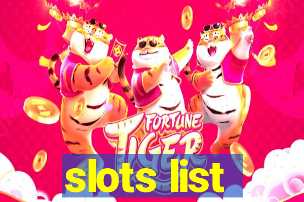 slots list