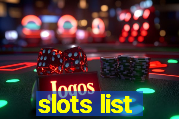 slots list