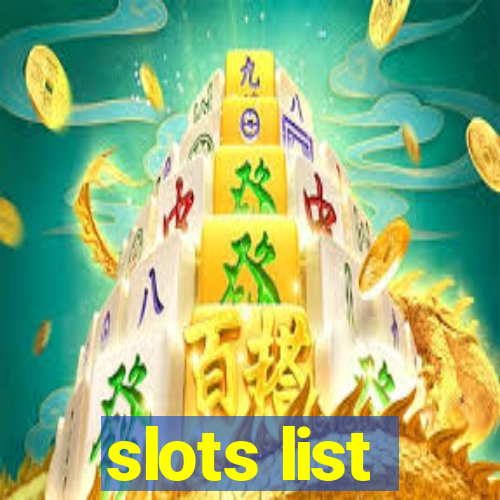 slots list