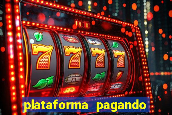 plataforma pagando no cadastro slot