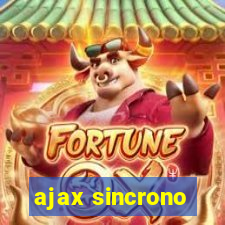 ajax sincrono