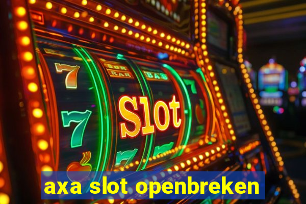 axa slot openbreken