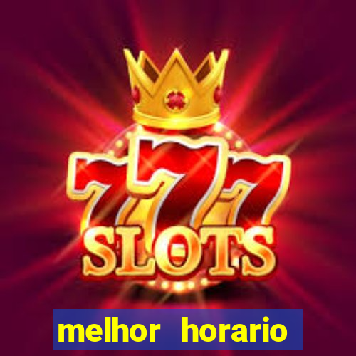 melhor horario jogar fortune rabbit