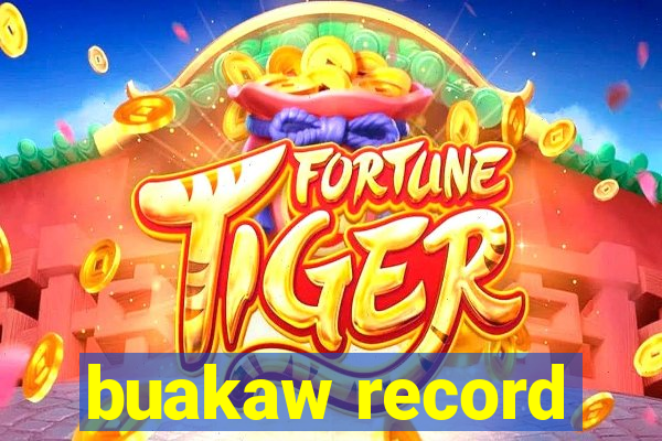 buakaw record