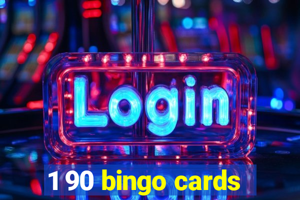 1 90 bingo cards