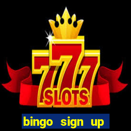 bingo sign up offers no wagering