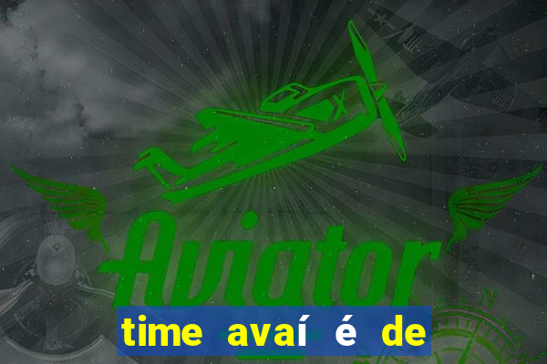 time avaí é de qual estado