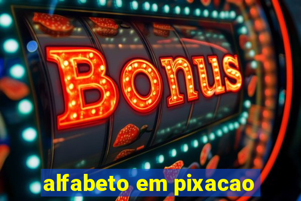 alfabeto em pixacao