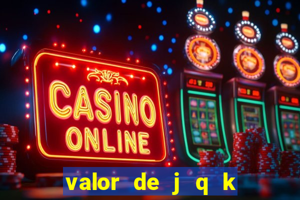 valor de j q k en blackjack