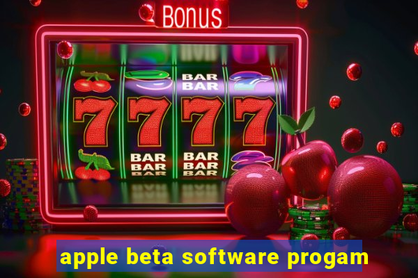 apple beta software progam