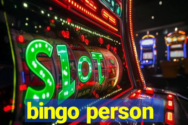 bingo person