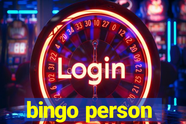 bingo person