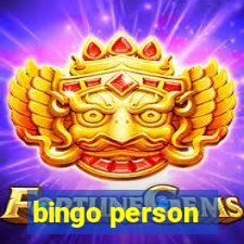 bingo person