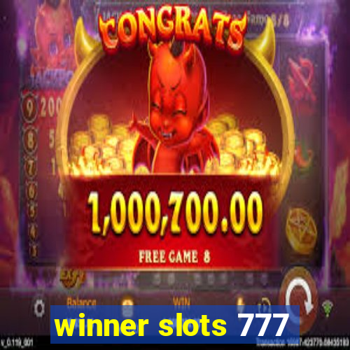 winner slots 777