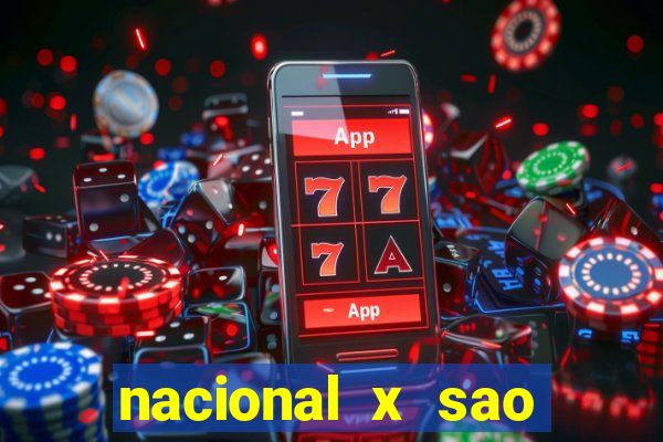 nacional x sao paulo palpites