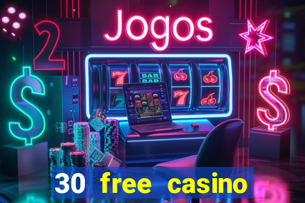 30 free casino bonus no deposit