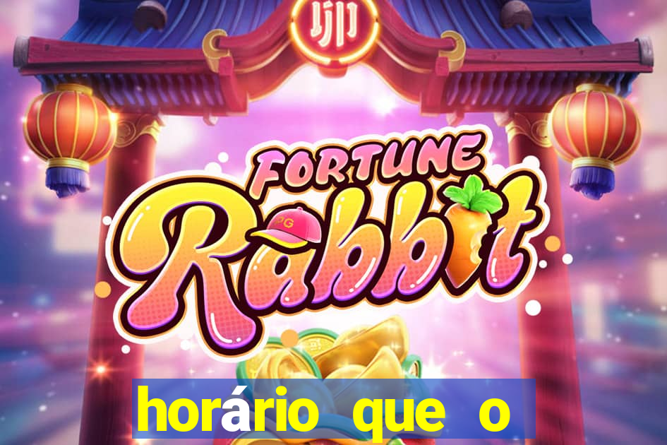 horário que o fortune mouse paga