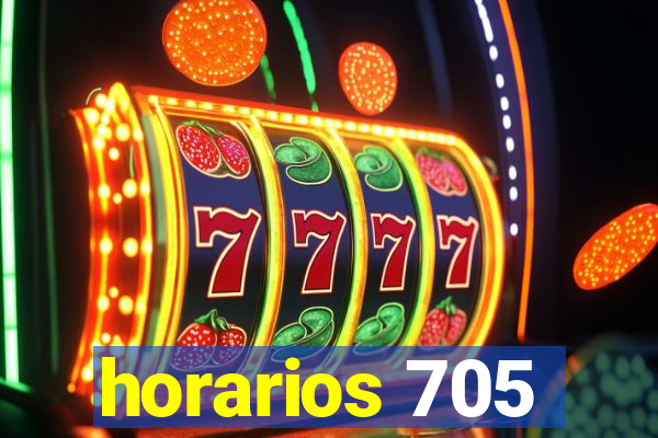 horarios 705