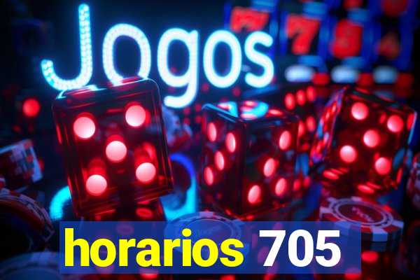 horarios 705