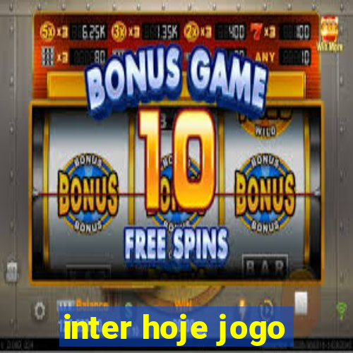 inter hoje jogo