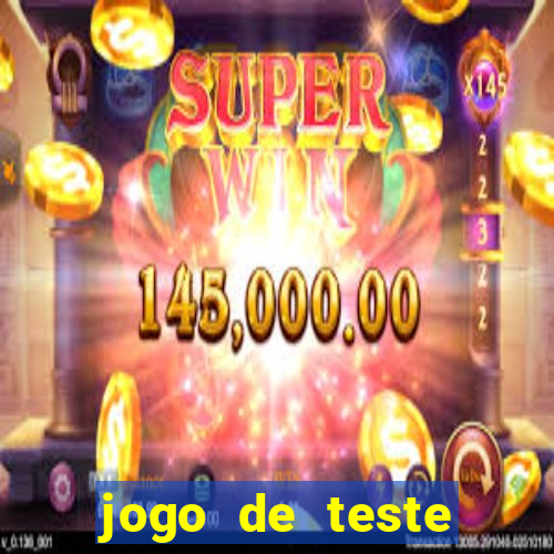 jogo de teste fortune tiger