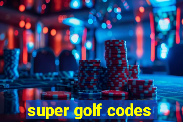 super golf codes