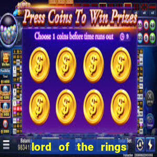 lord of the rings slot machine