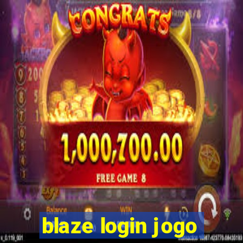 blaze login jogo