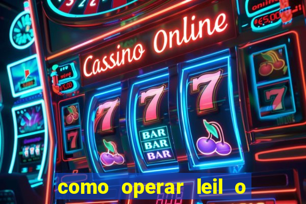 como operar leil o de abertura mini indice