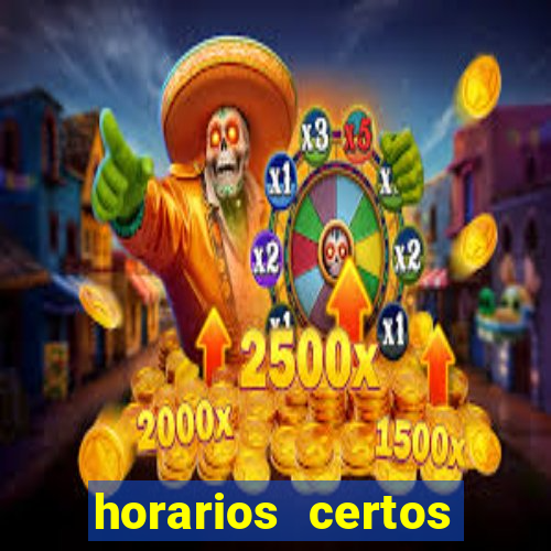 horarios certos para jogar fortune tiger