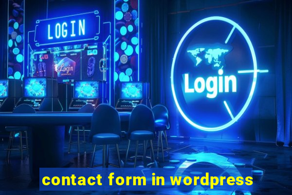 contact form in wordpress