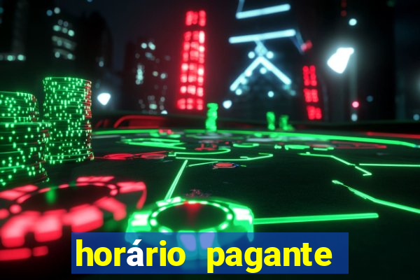 horário pagante fortune tiger