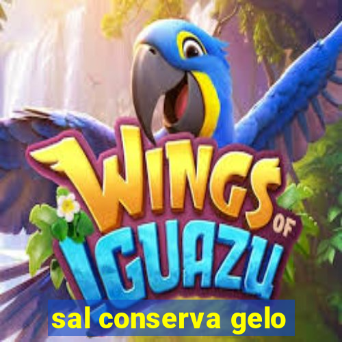 sal conserva gelo