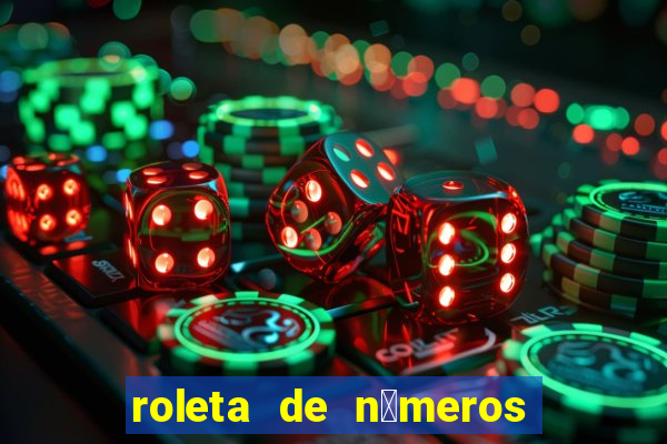 roleta de n煤meros 1 a 100