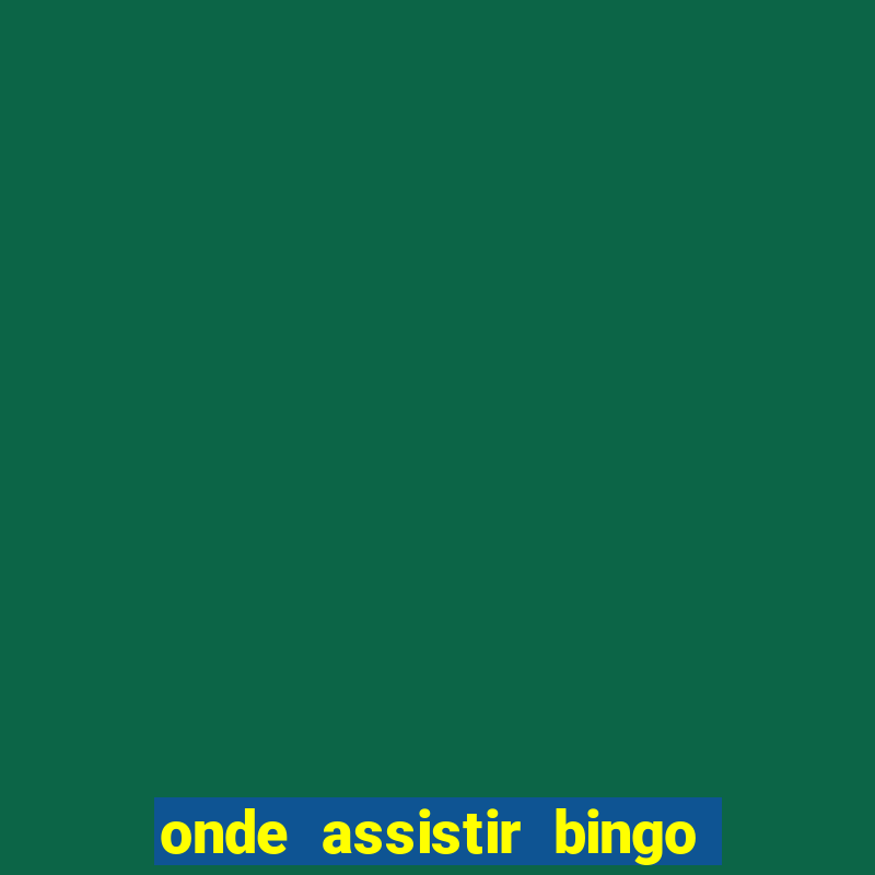 onde assistir bingo o rei das manh?s