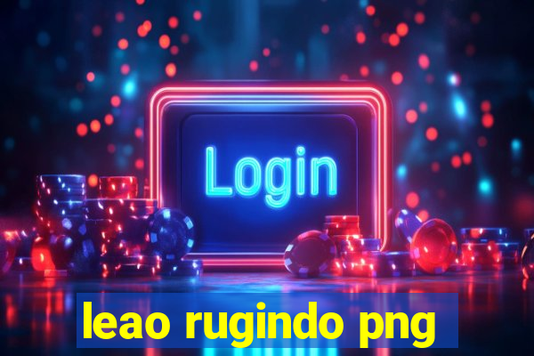 leao rugindo png