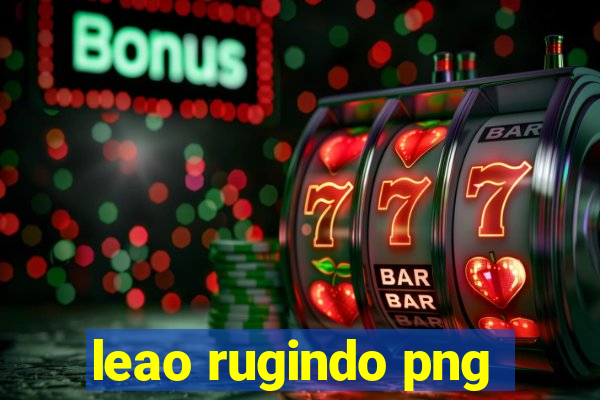 leao rugindo png