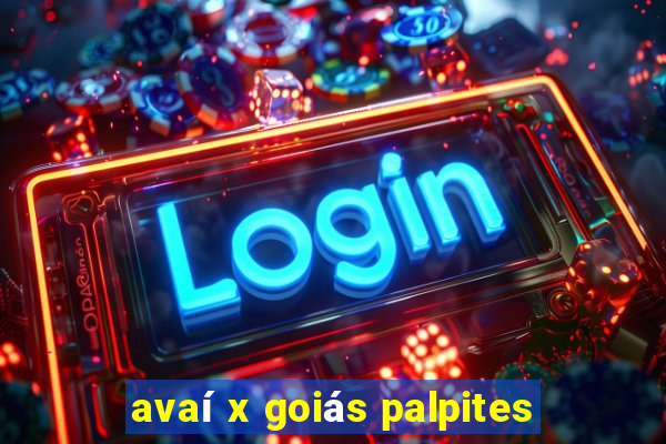 avaí x goiás palpites