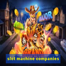 slot machine companies