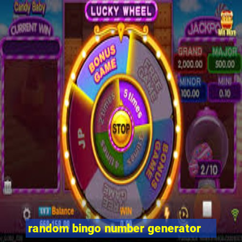 random bingo number generator