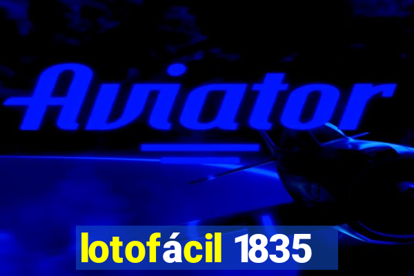 lotofácil 1835