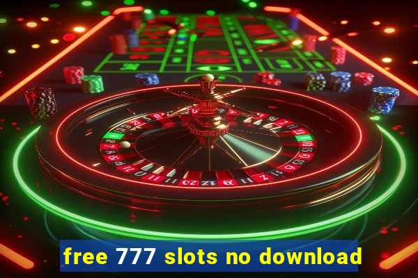 free 777 slots no download