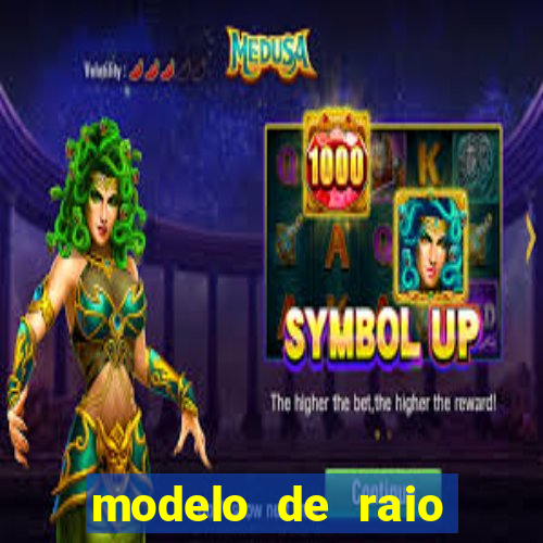 modelo de raio para imprimir