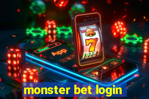 monster bet login