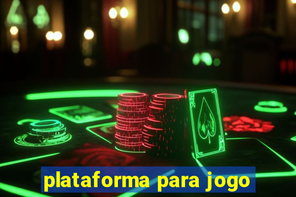 plataforma para jogo