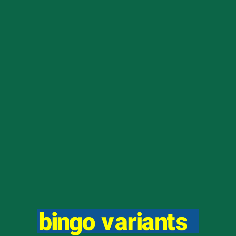 bingo variants