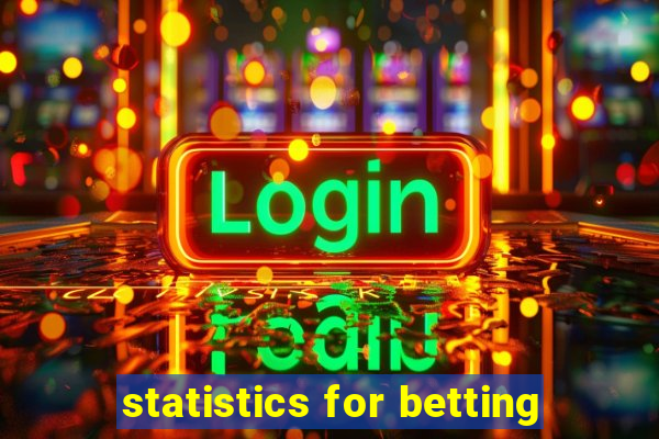 statistics for betting