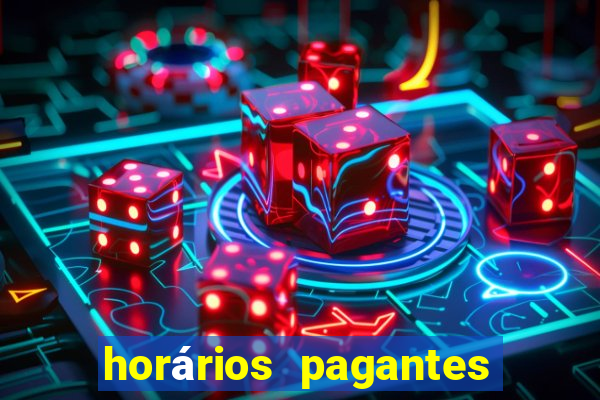 horários pagantes do fortune tiger